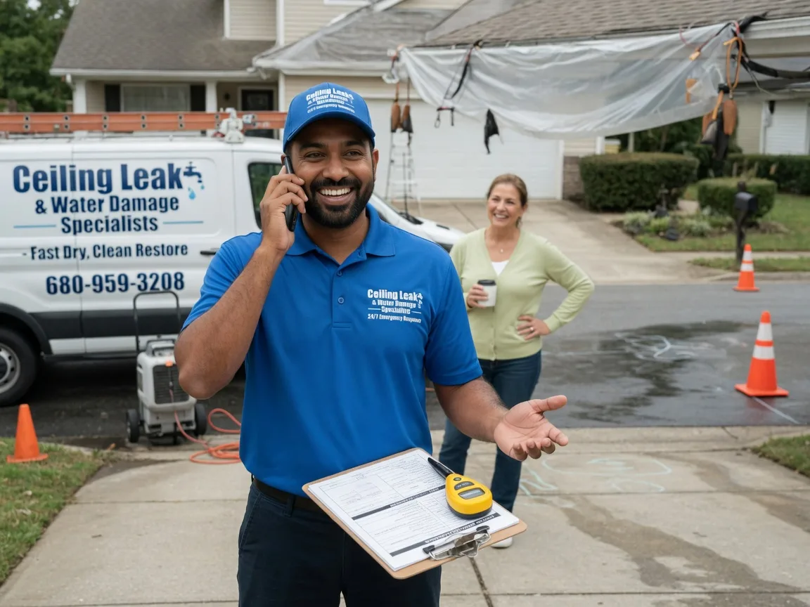Ceiling Leak Cleanup Orford, NH FAQs